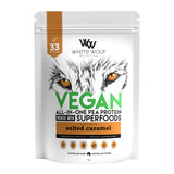 White Wolf Nutrition Vegan Superfood Protein Blend 1kg Salted Caramel