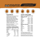 White Wolf Nutrition Vegan Superfood Protein Blend 2.25kg (75 Serves) Salted Caramel