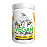 White Wolf Nutrition Vegan Natural+Lean Protein Banana Cinnamon 900g