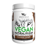 White Wolf Nutrition Vegan Natural+Lean Protein Coconut Rough 900g