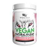 White Wolf Nutrition Vegan Natural+Lean Protein Strawberries & Cream 900g