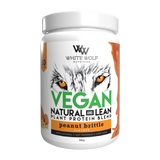 White Wolf Nutrition Vegan Natural+Lean Protein Peanut Brittle 900g