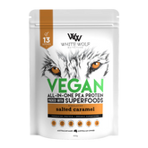 White Wolf Nutrition Vegan Superfood Protein Blend 400g Salted Caramel