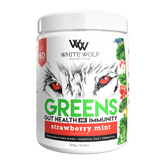 White Wolf Greens Gut Health And Immunity Strawberry Mint 300g
