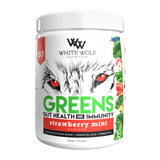White Wolf Greens Gut Health And Immunity Strawberry Mint 300g