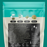 Untamed Health Earth Friendly Gluten-Free Alfalfa Sprouting Seeds 100 g