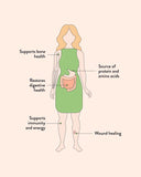 Nutra Organics Organic Chicken Bone Broth Powder Garden Herb 125g