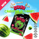 Swoleys Creatine Gummy Bears Sour Watermelon 30 Serves