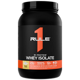 Rule 1 100% Whey Protein Isolate 1.95 lb, Frozen Banana (30 Servings)