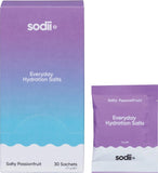 Sodii Everyday Hydration Salts, Salty Passionfruit, 30 Pack