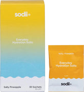 Sodii Everyday Hydration Salts, Salty Pineapple, 30 Pack