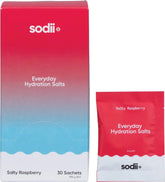 Sodii Everyday Hydration Salts, Salty Raspberry Flavour, 30 Pack