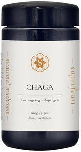 SuperFeast Wild Chaga Extract Adaptogen 100g Powder