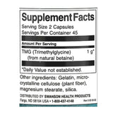 Swanson 500mg TMG Trimethylglycine, 90 Capsules