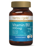 Herbs of Gold Vitamin B2 200mg 60 Tablets