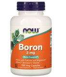 Now Foods Boron 3mg 250 Capsules
