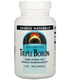 Source Naturals Triple Boron 3mg 200 Capsules