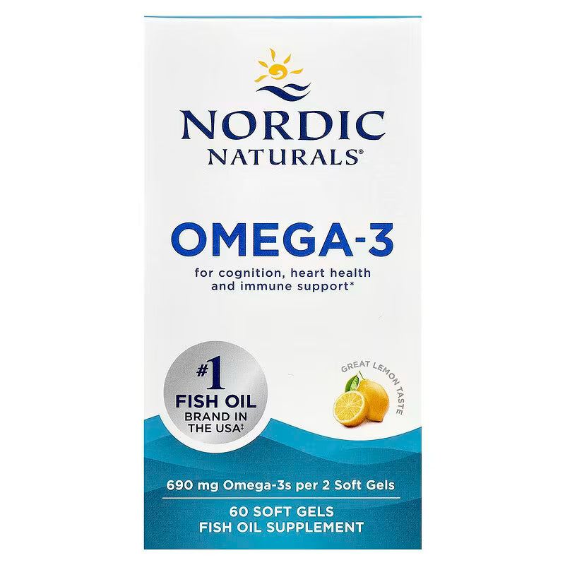 Nordic Naturals Omega-3 60 Soft Gels
