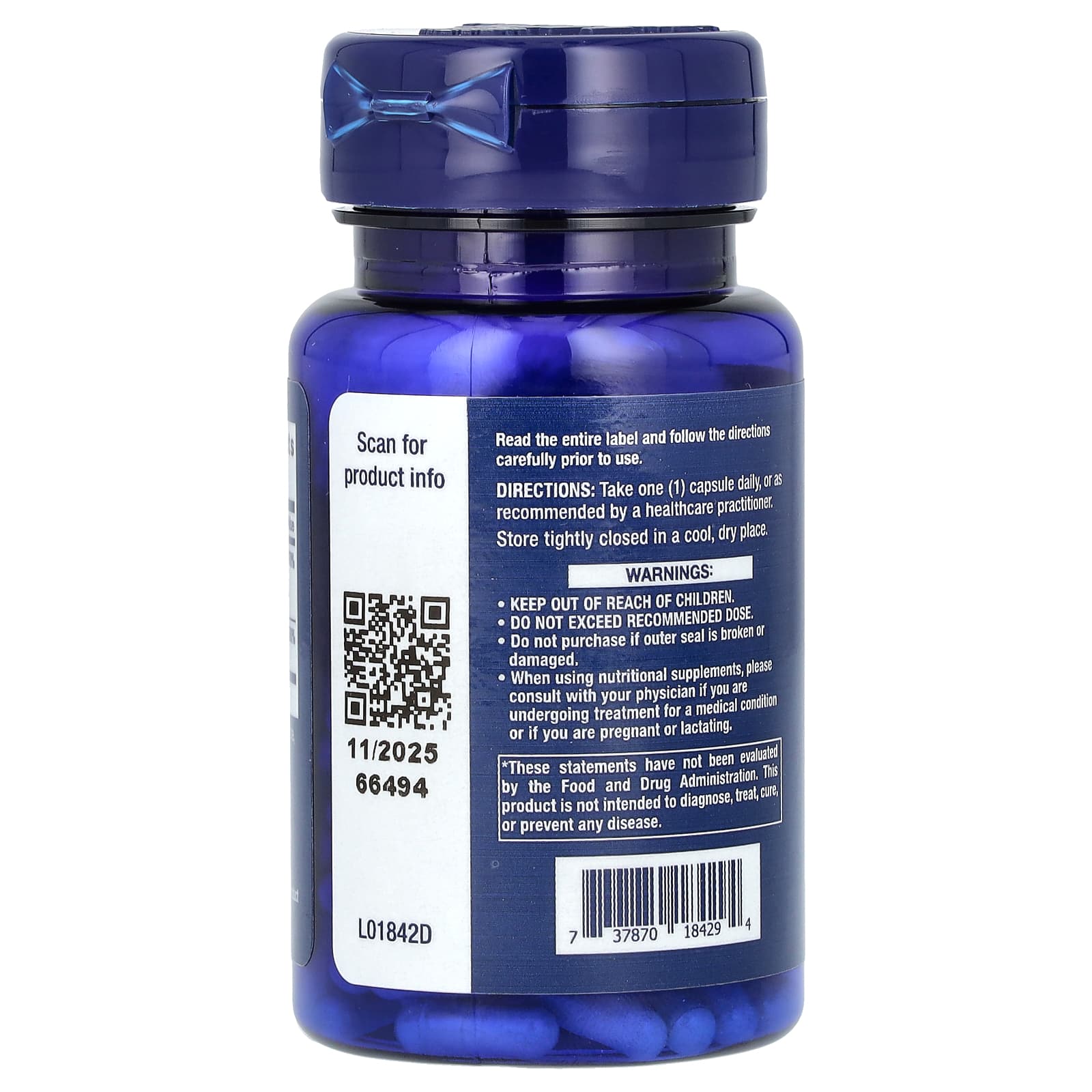 Life Extension Folate & Vitamin B12 Vegetarian Capsules, 90 Count