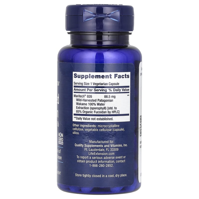 Life Extension Optimized Fucoidan w/ Maritech 926, 60 veggie caps