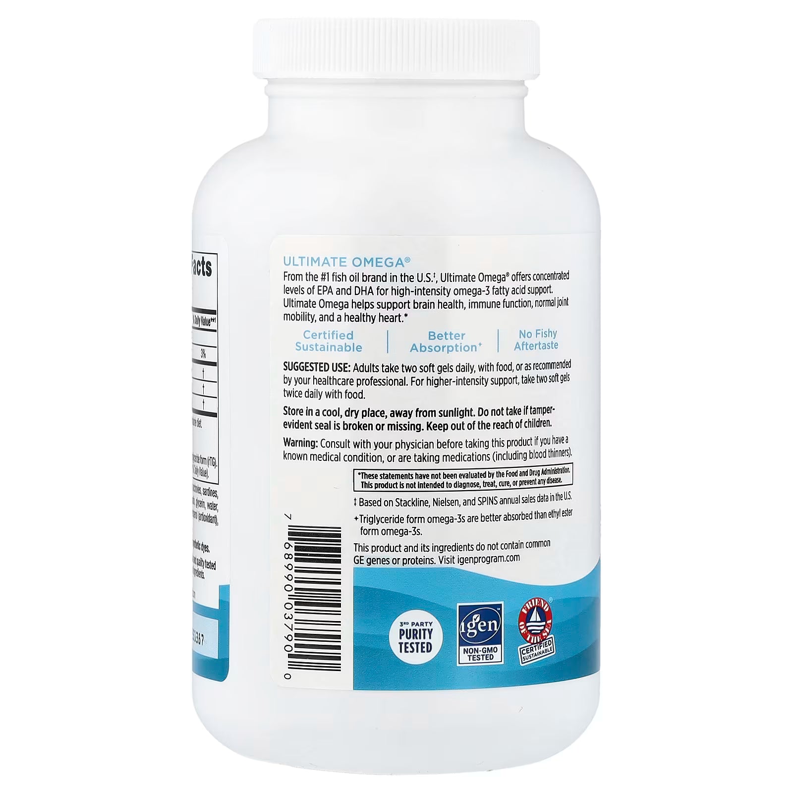 Nordic Naturals Ultimate Omega 180 Capsules