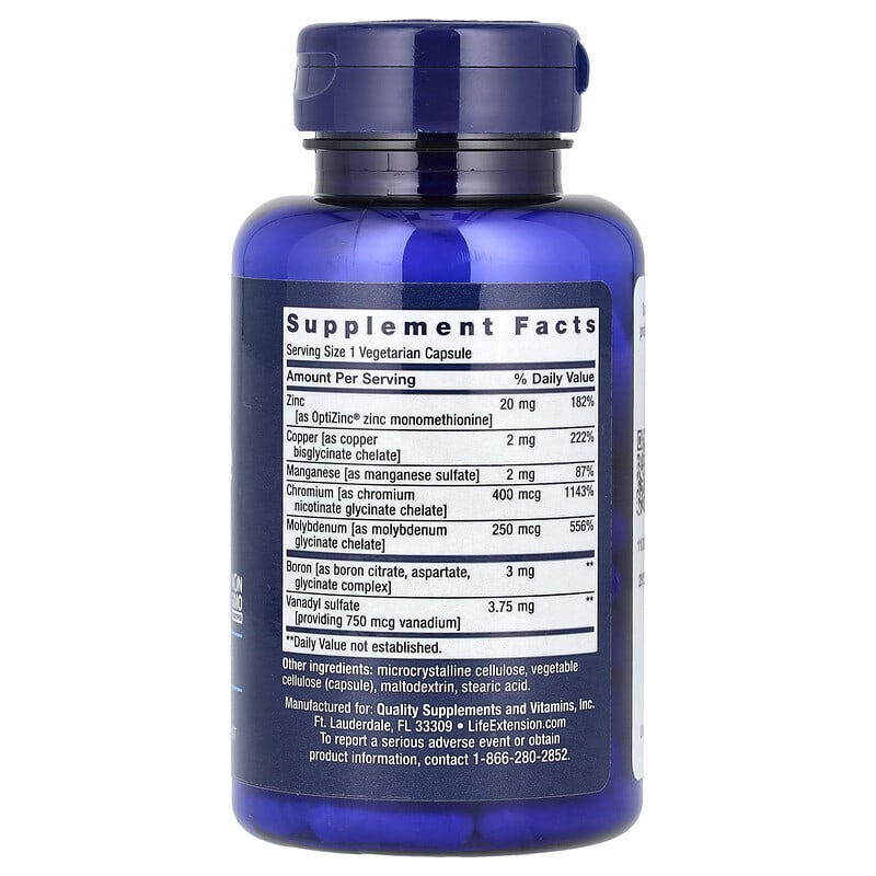 Life Extension Only Trace Minerals, 90 Vegetarian Capsules