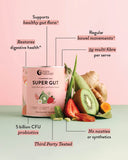 Nutra Naturals (Nutra Organics) Super Gut Strawberry Kiwi 225g, 25 Serves