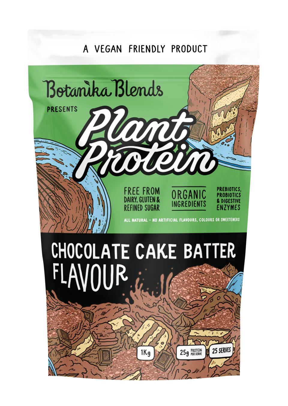 Botanika Blends Plant Protein Chocolate Cake Batter 1kg