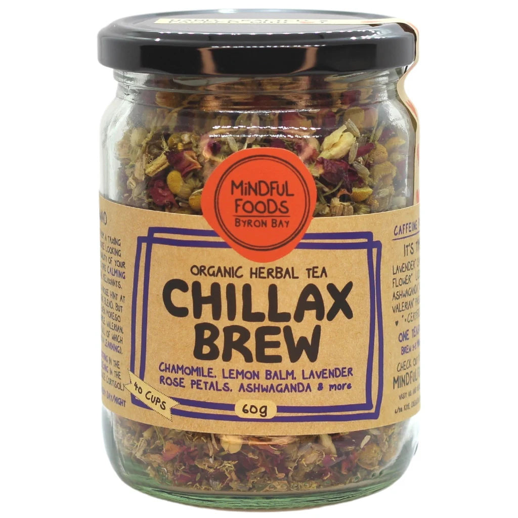 Mindful Foods Chillax Brew Herbal Tea 60g