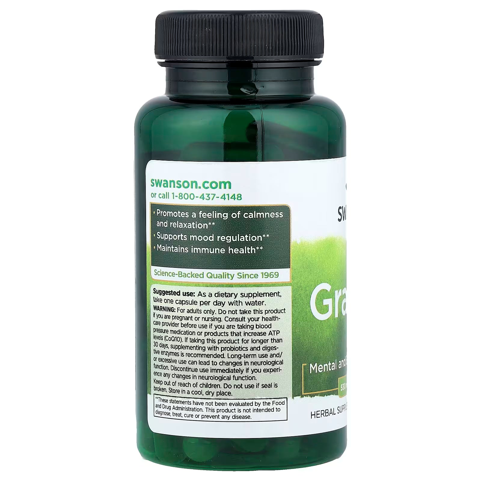 Swanson Premium Graviola 530mg 60 Capsules