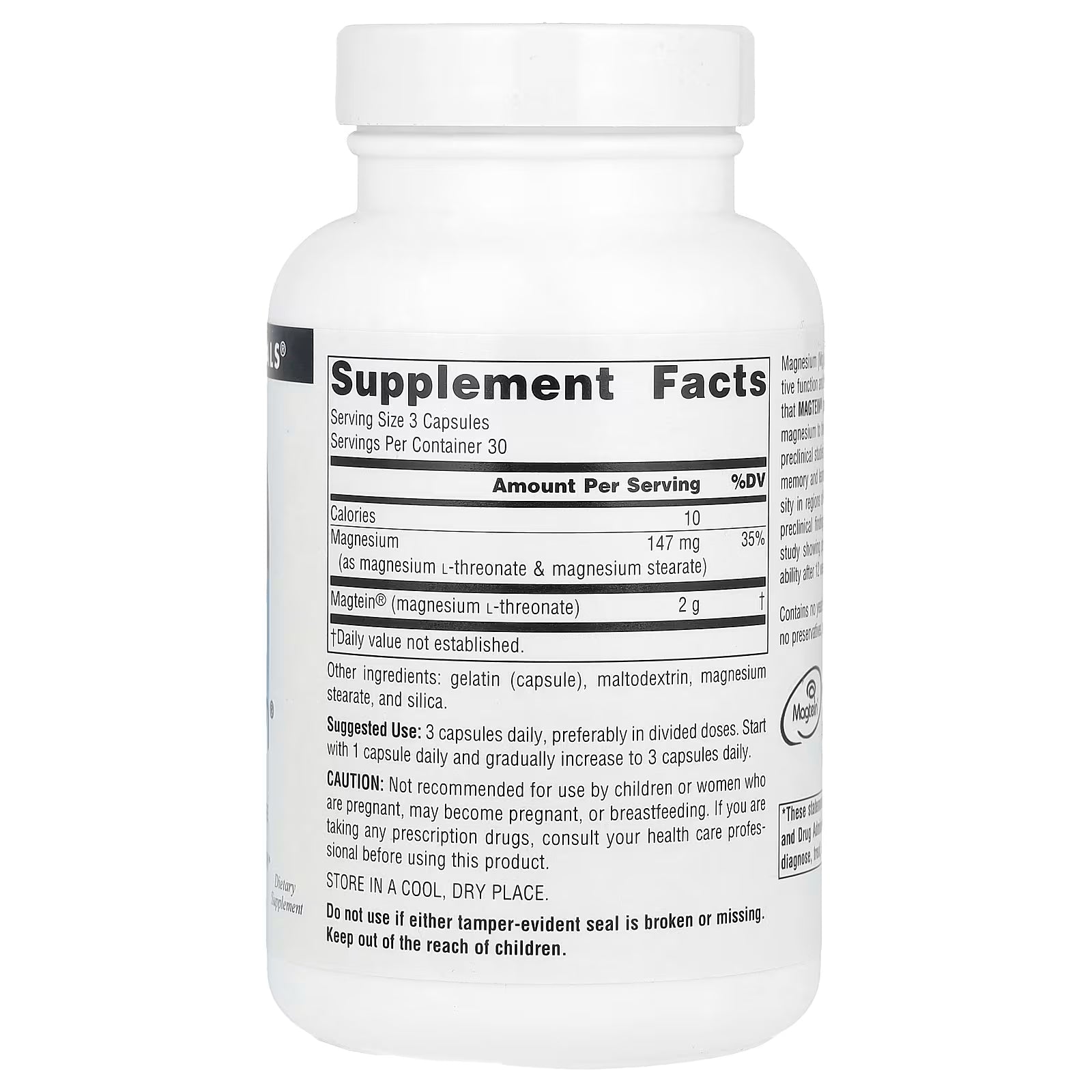 Source Naturals Magtein 2,000mg 90 Capsules