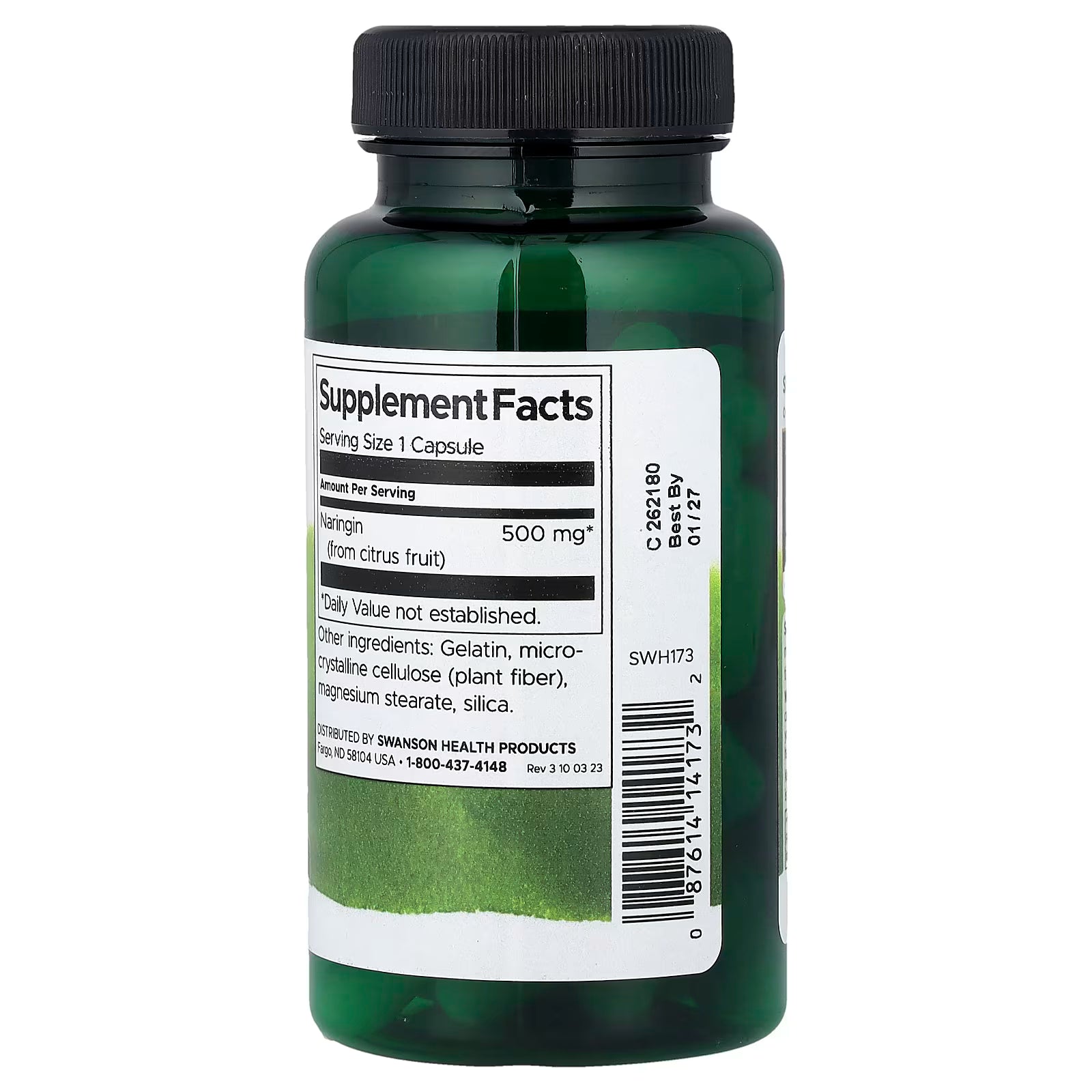 Swanson Naringin 500 Mg 60 Capsules