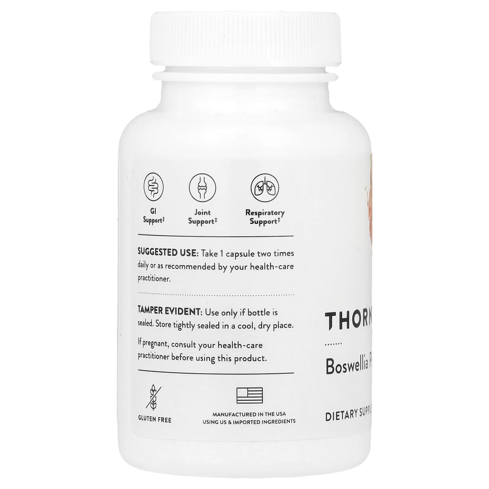 Thorne Boswellia Phytosome, 60 Capsules (350 mg per Capsule)