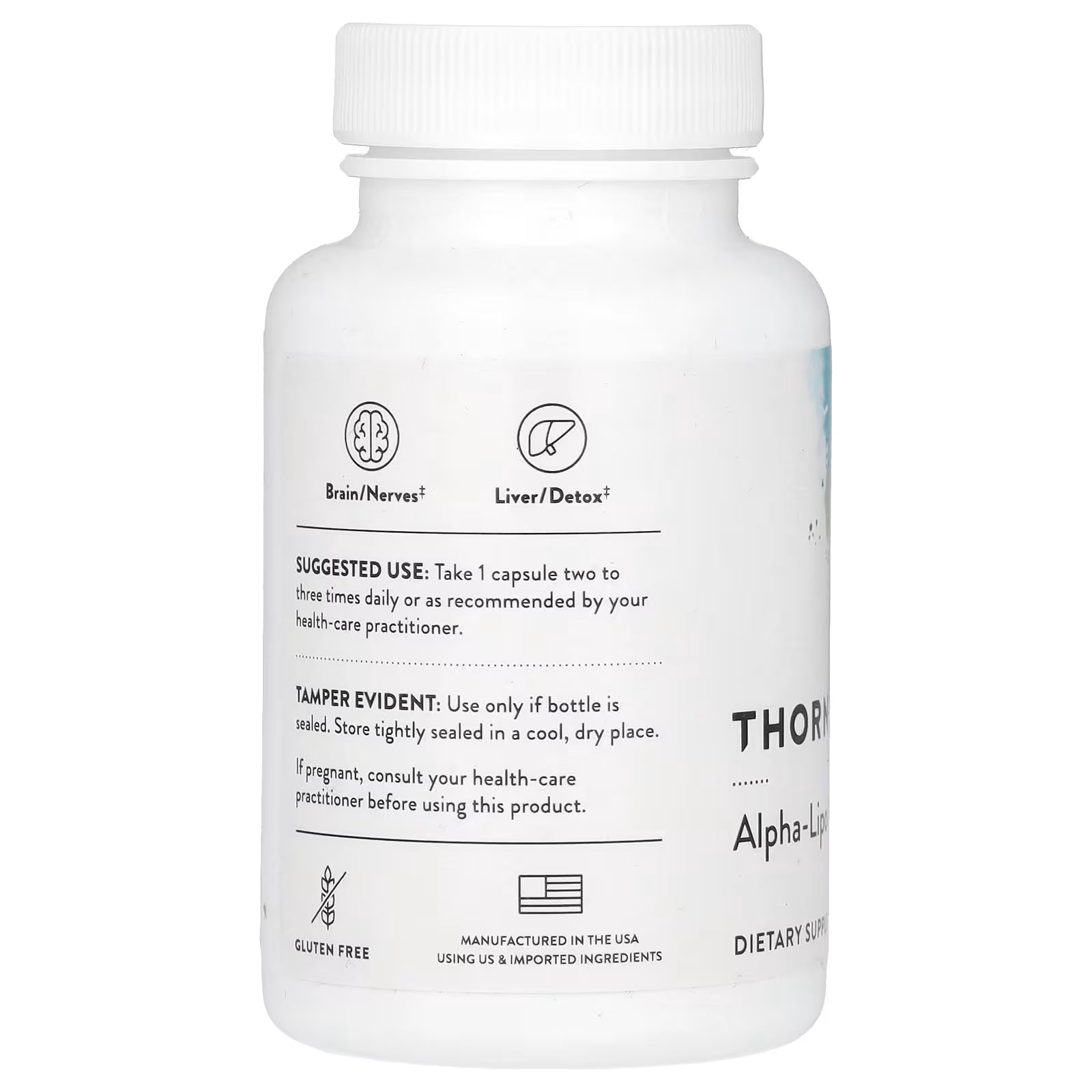 thumbnail image 2 of THORNE Alpha-Lipoic Acid - 300 Mg - Liver Detox & Antioxidant Support - 60 Capsules 2 of 6