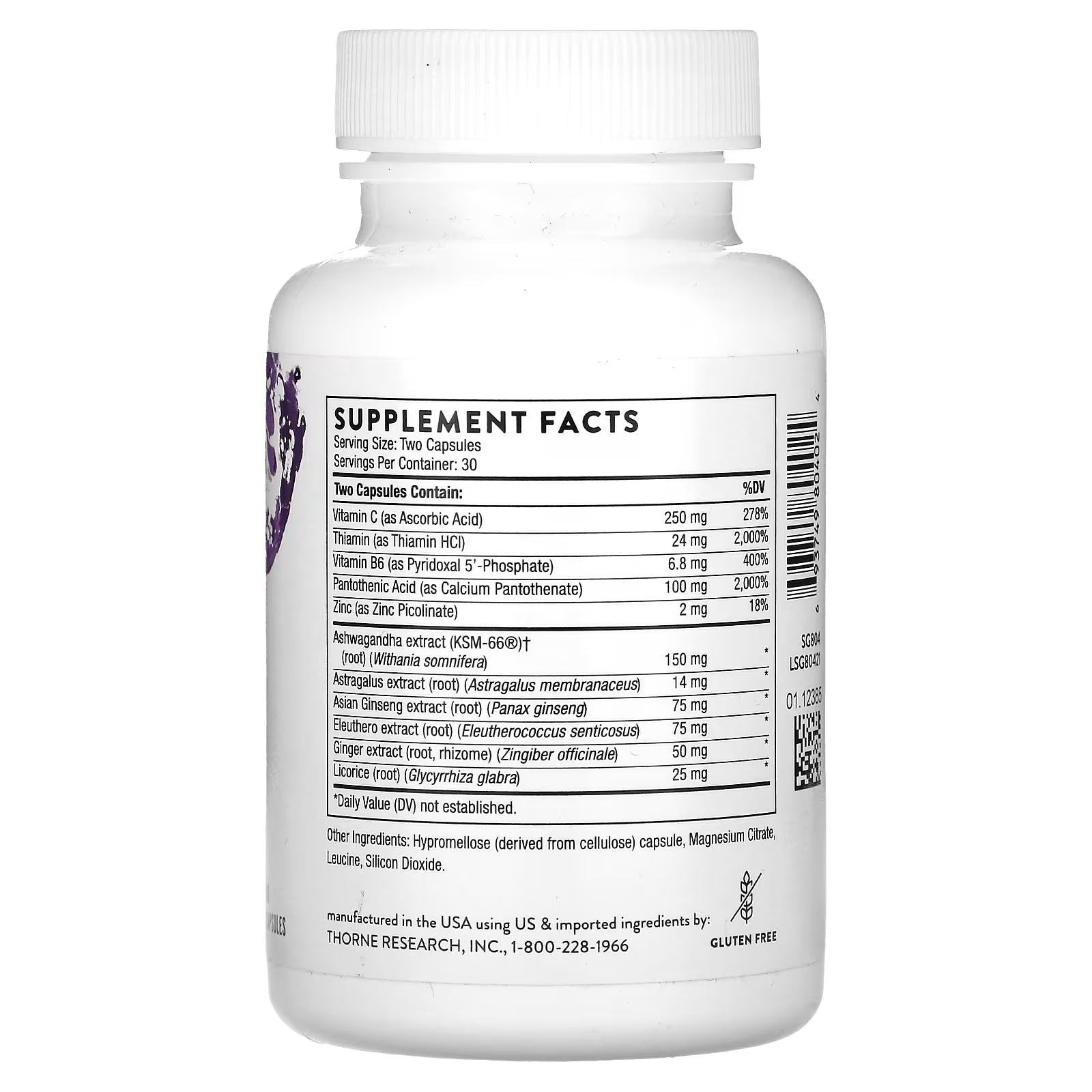 Thorne Research Stress Balance 60 Capsules