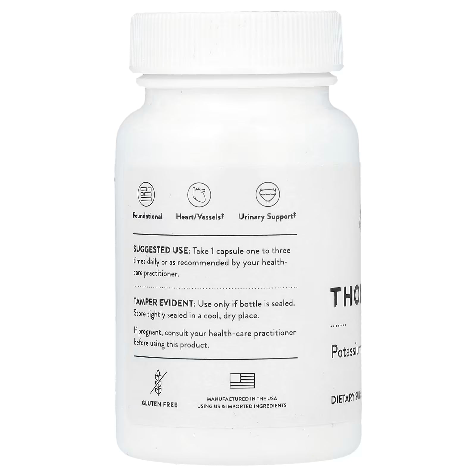 Thorne Research Potassium Citrate 90 Capsules