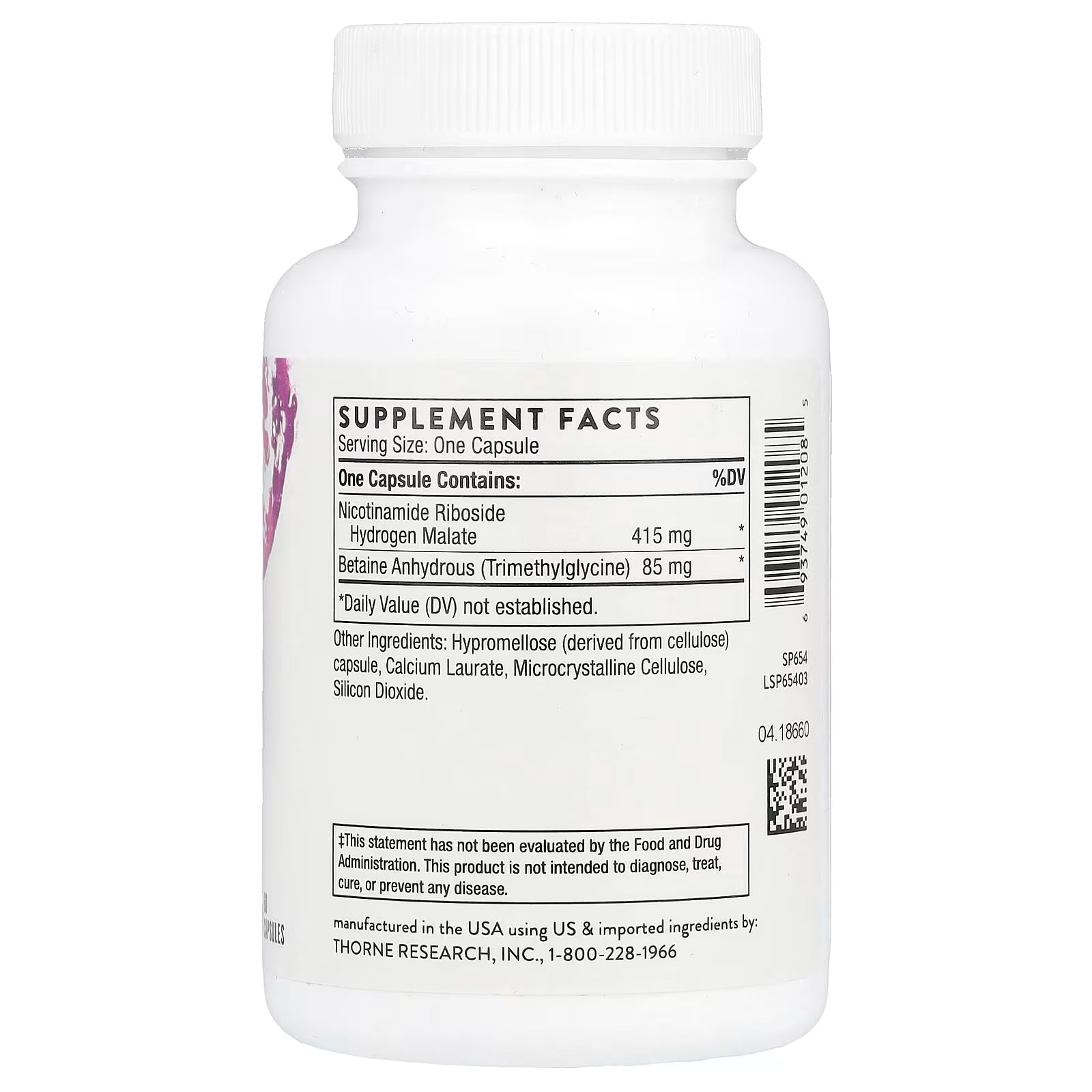 Thorne NiaCel 400® Nicotinamide Riboside 60 Capsules