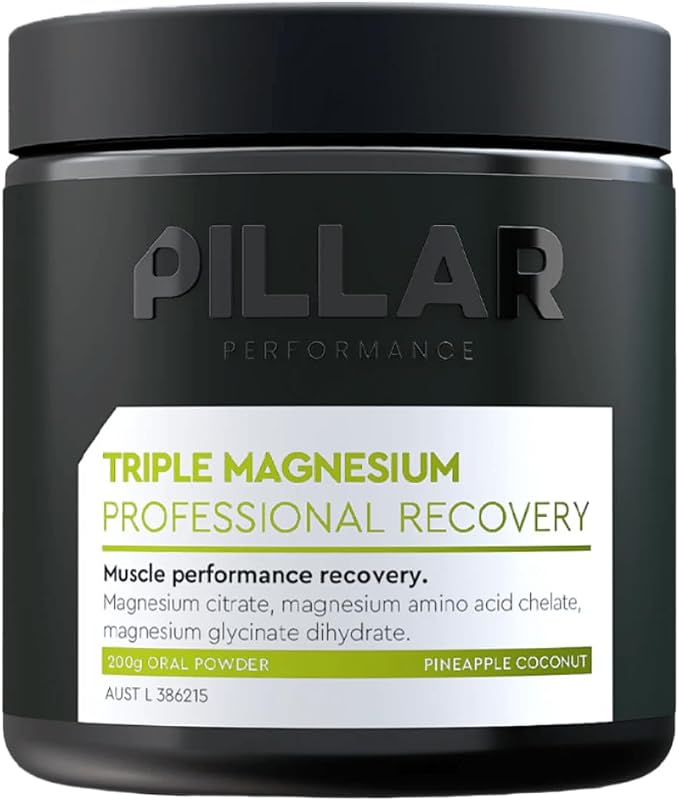 Pillar Performance Pineapple Coconut Triple Magnesium Powder 200 g Jar