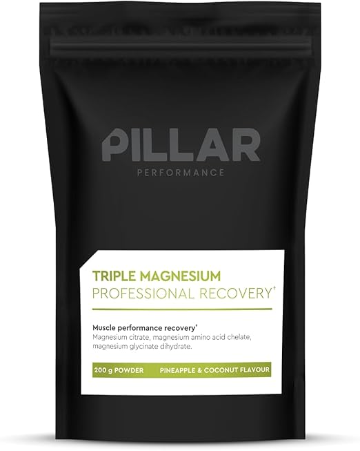 Pillar Performance Pineapple/Coconut Flavored Triple Magnesium Powder 200 g Pouch