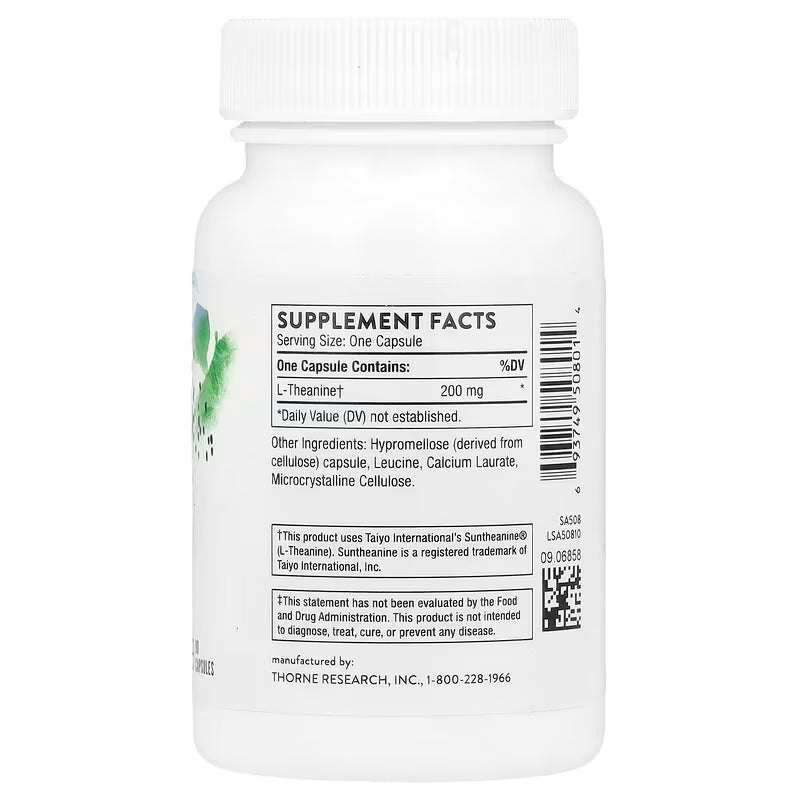 Thorne Research Theanine 90 Capsules