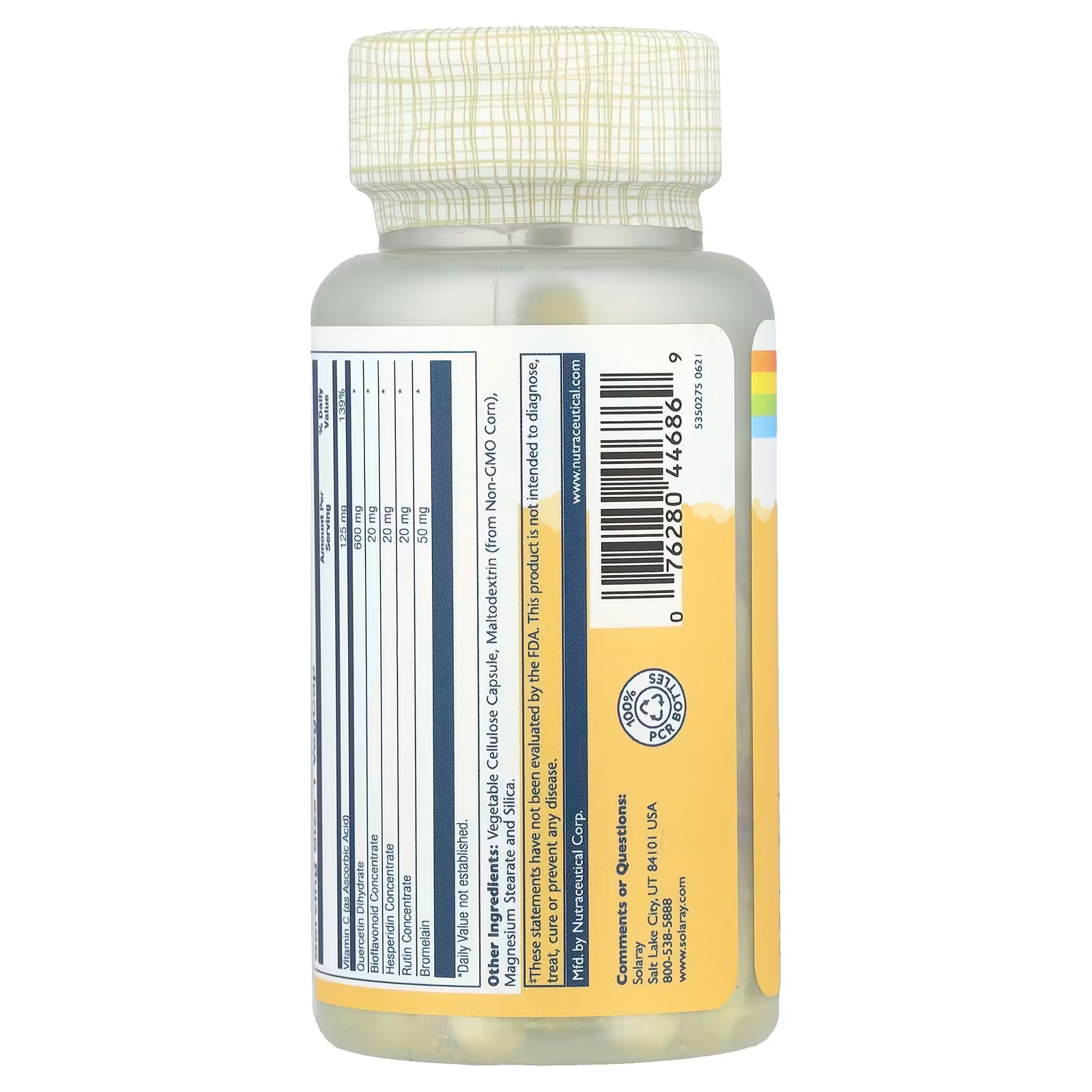 Solaray Mega Quercetin 1200 mg, 60 Capsules