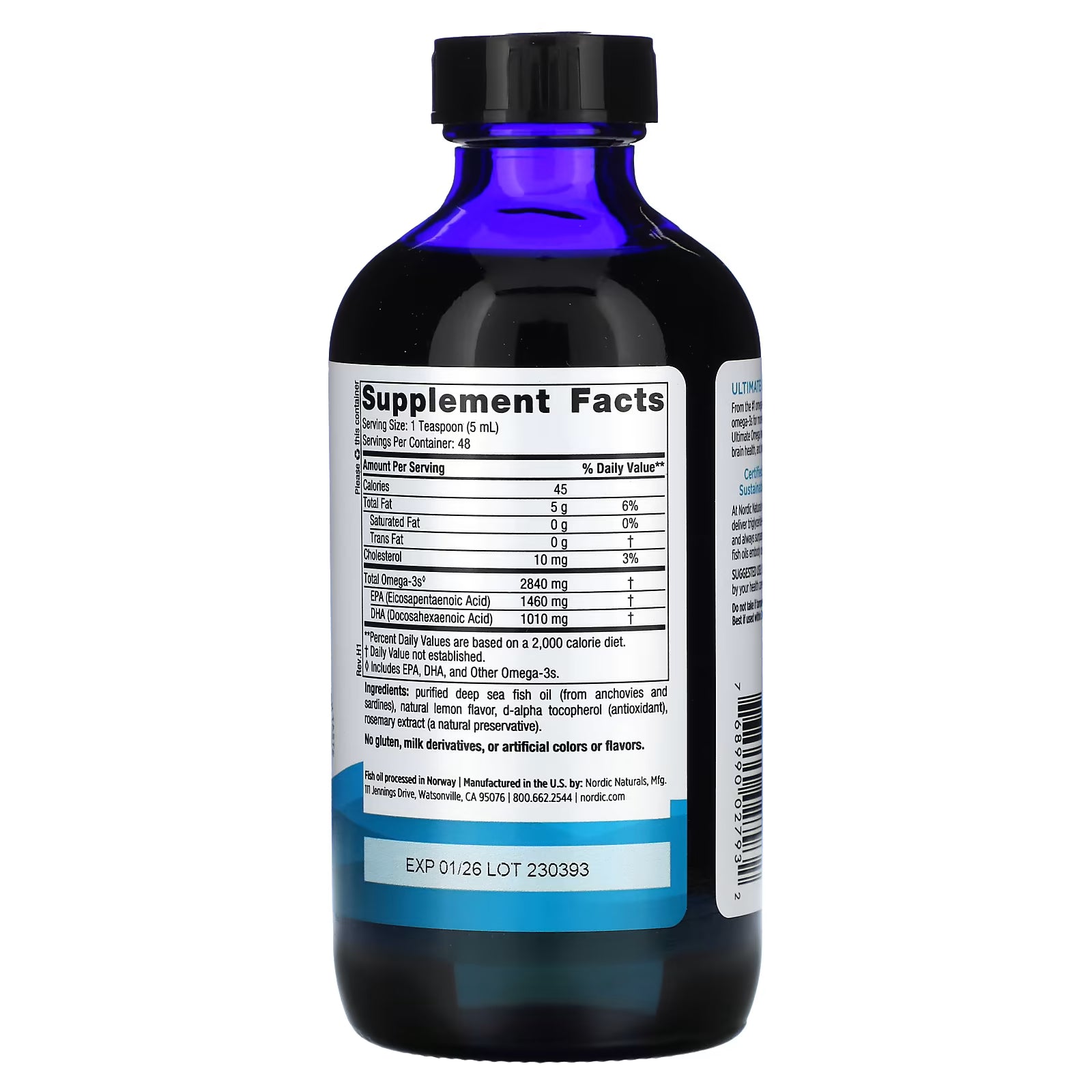 Nordic Naturals Ultimate Omega 8 oz (237ml)