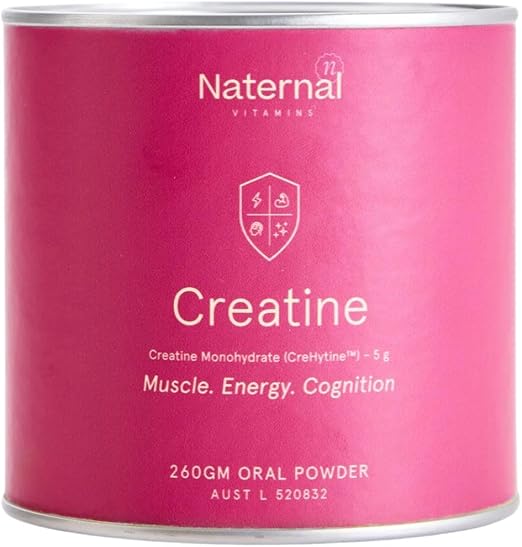 Naternal Vitamins Creatine Monohydrate 260g