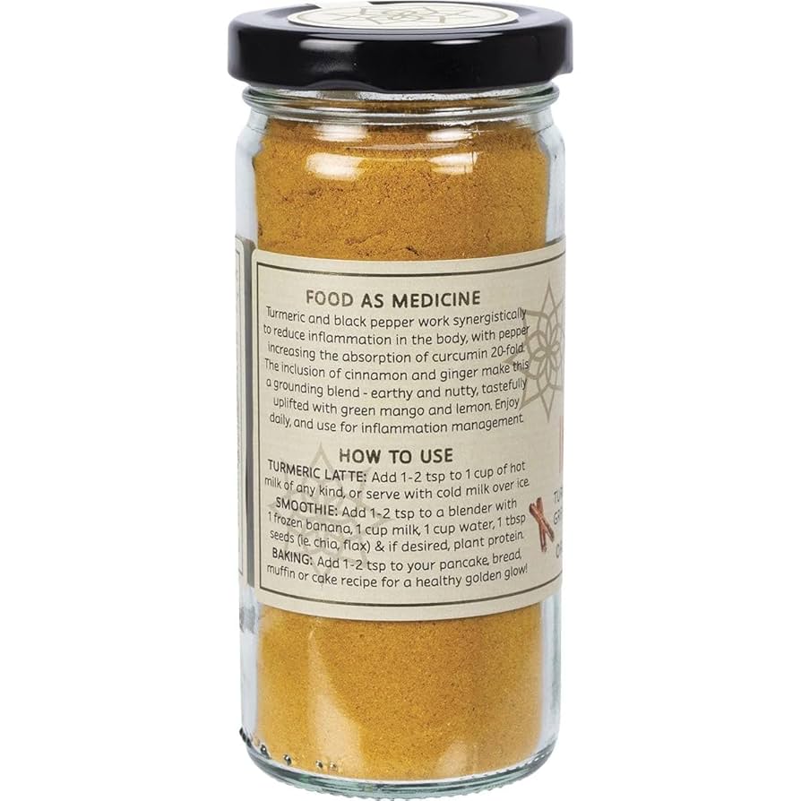 Mindful Foods Yellow Anti Inflammation Stardust And Nutrient Powders Jar 120 g