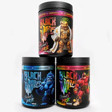 Black Wolf Nutrition Ultimate Pre Skattered Rainbow Candy Flavour 50 Scoops 800g