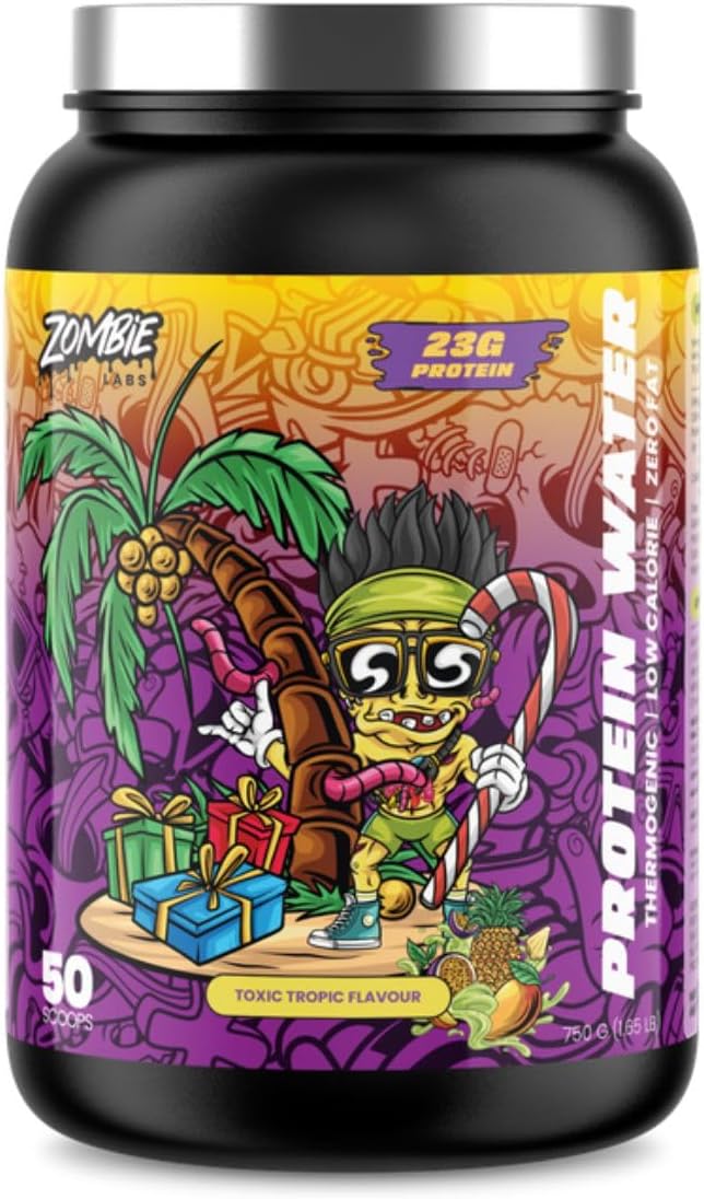 Zombie Labs Shredz Protein Water 50 Scoops Toxic Tropic Flavour 750g
