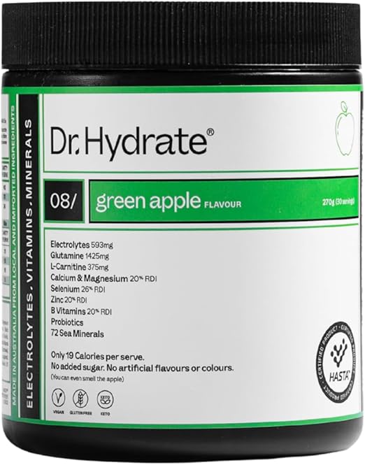Dr. Hydrate All-In-One Drink, Green Apple 270g
