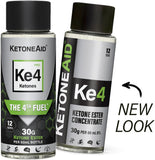 KetoneAid KE4 World's Strongest Ketone Ester Drink 30g per bottle