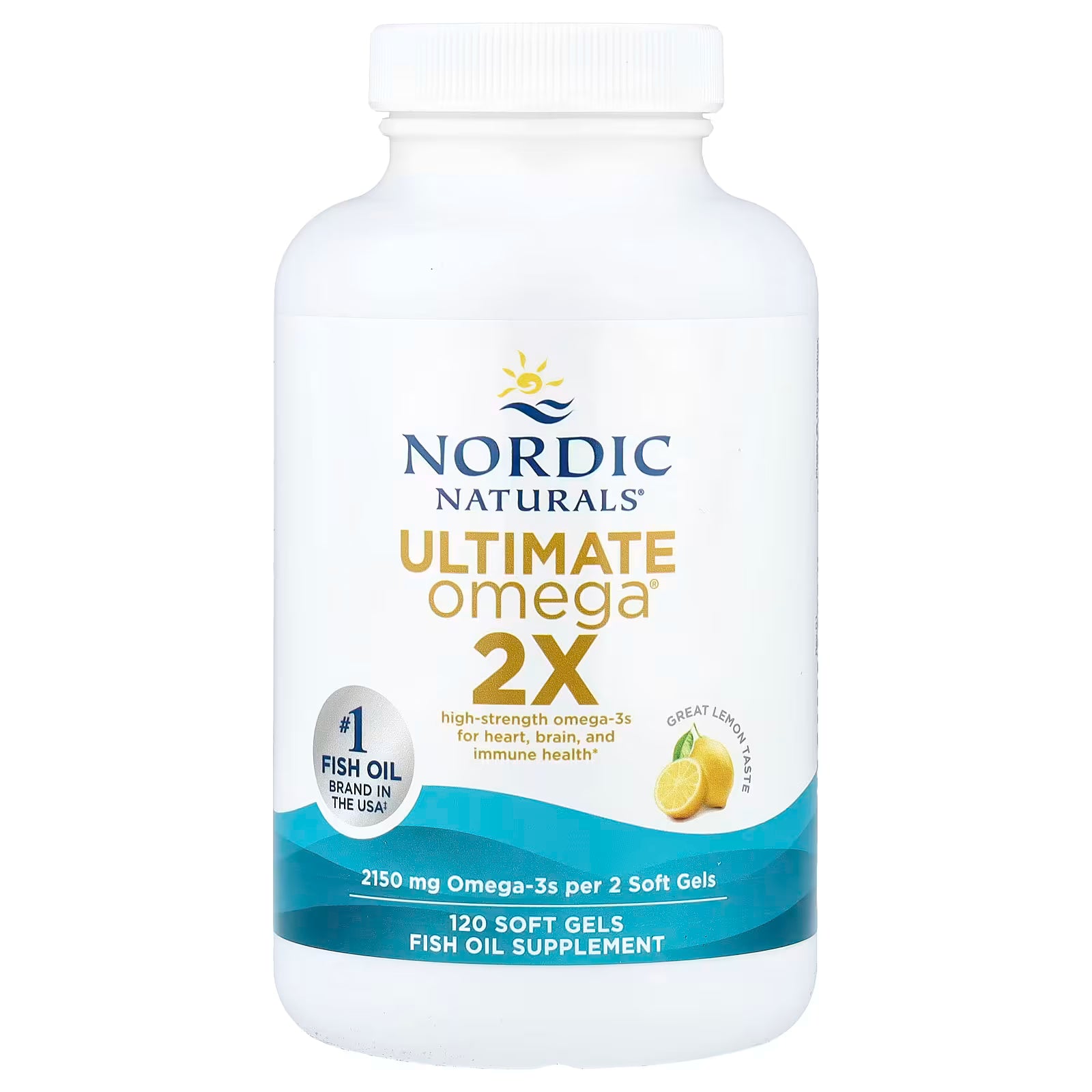 Nordic Naturals Ultimate Omega 2X 120 Soft Gels