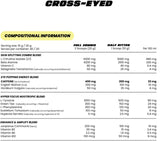 Zombie Labs Cross-Eyed Pre Workout 400gm Toxic Tropic Flavour 40 Scoops